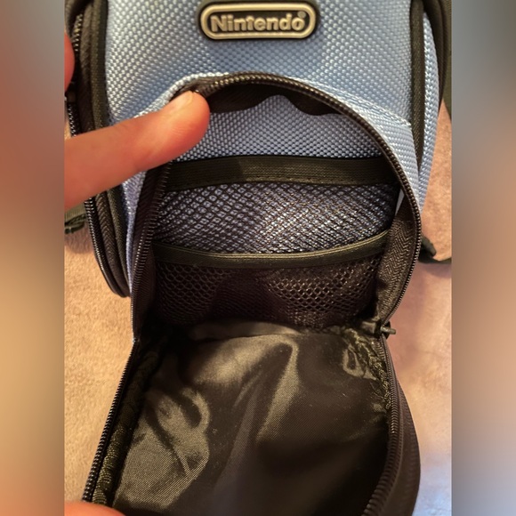 Nintendo DS Super Mario Kids Backpack - Black and Blue like new! - Picture 5 of 16